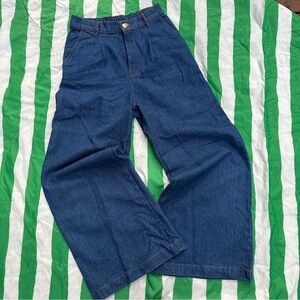 BIG BUD PRESS wide leg denim trousers *altered*